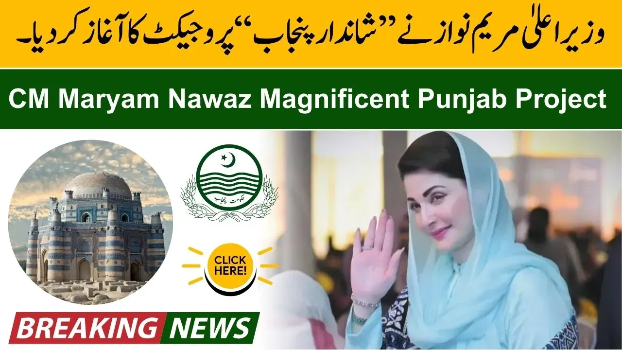 CM Maryam Nawaz Launched “Magnificent Punjab” Project 2025 For Low-Income Families